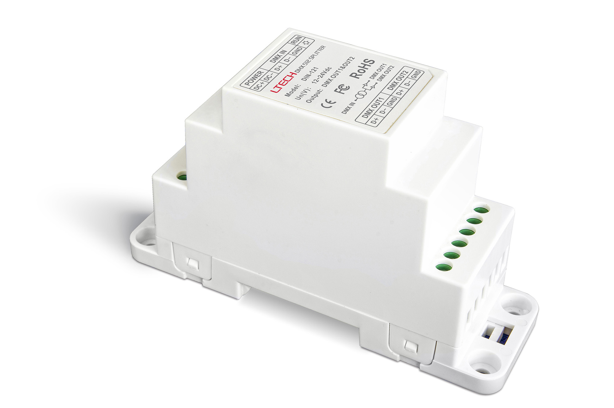 DIN-121  DMX Signal Amplifier